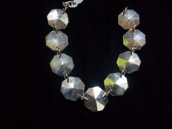 Pulseira  Prata Hexágono
