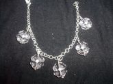 Pulseira Flores em Prata